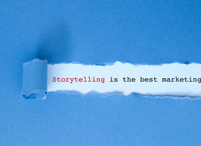 storytelling is the best marketing blue